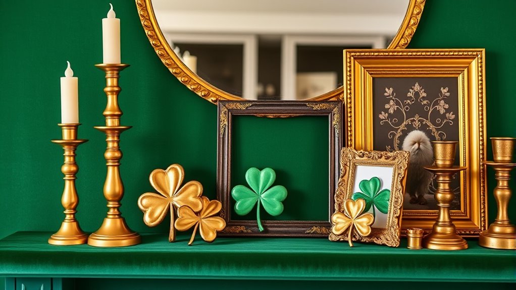 gold accents elevate decor