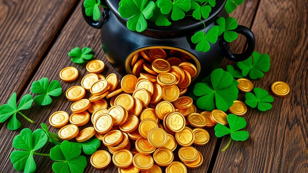 gold coin decoration ideas