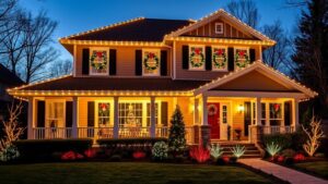 installing outdoor christmas lights