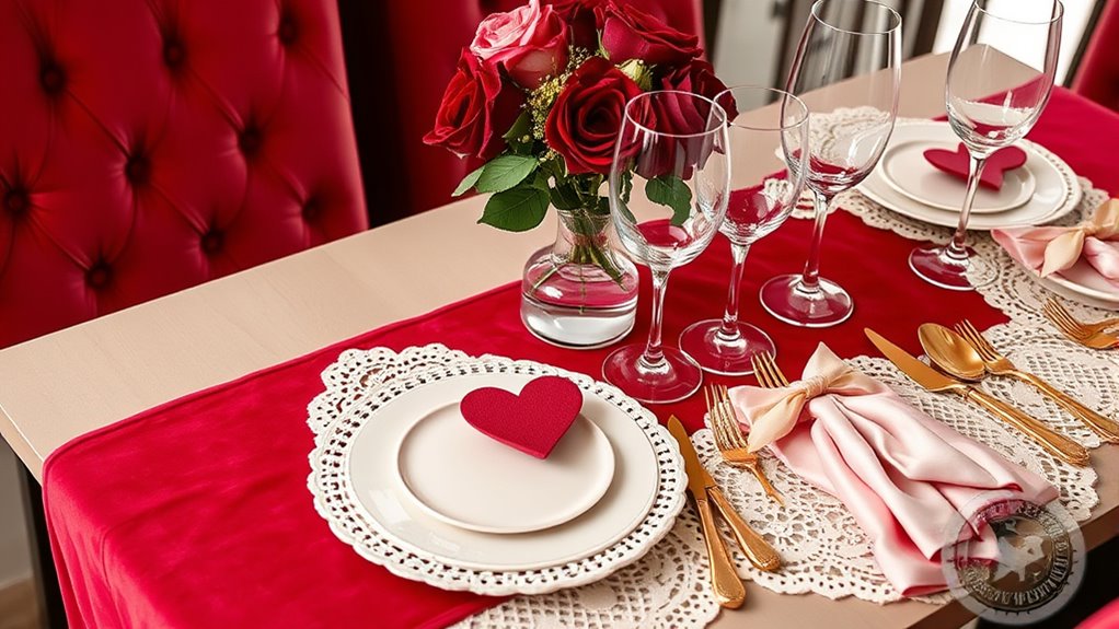 luxurious table linen combinations