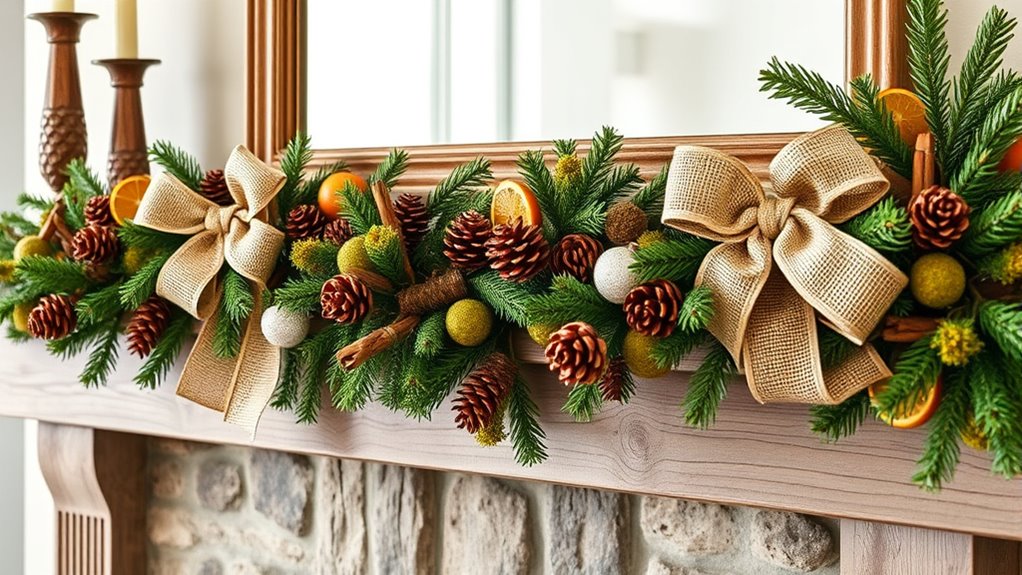 natural rustic holiday decor