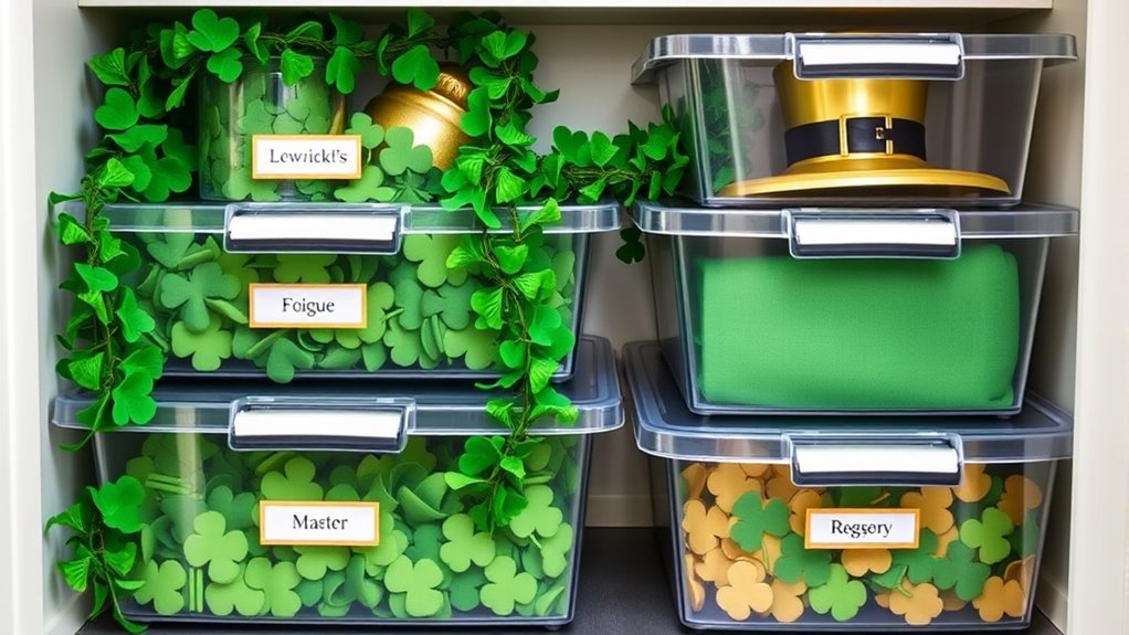 organized st patrick s storage