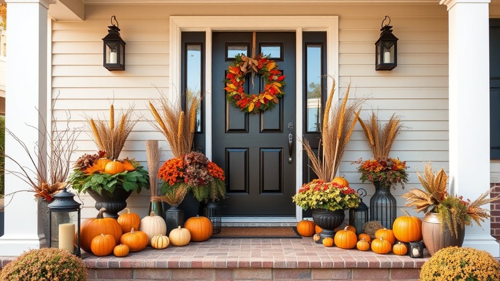 outdoor thanksgiving decorations ideas