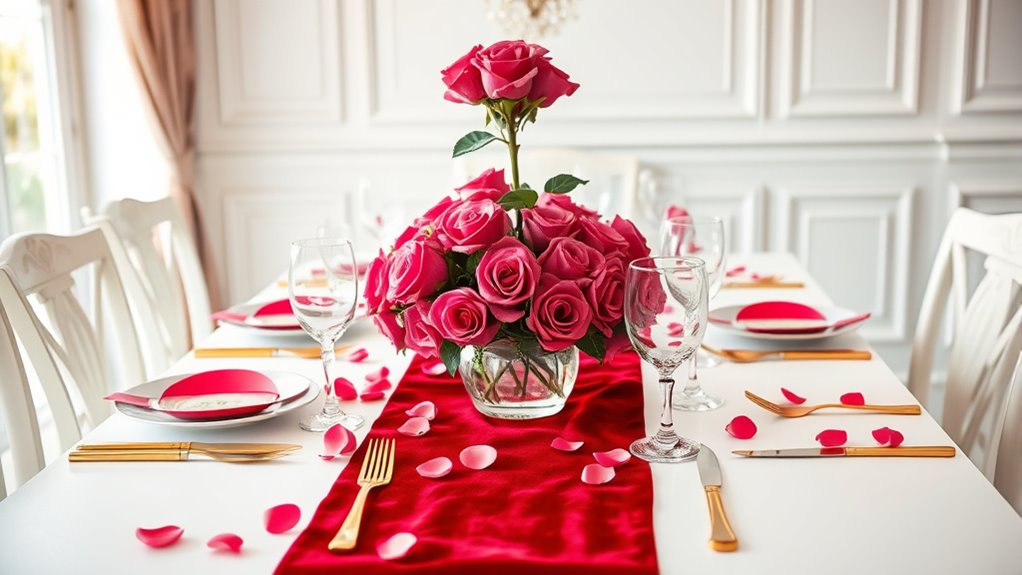 romantic table setting ideas