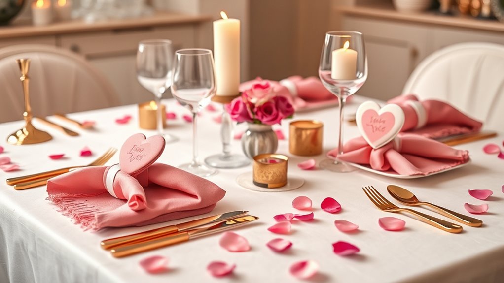 romantic table setting ideas