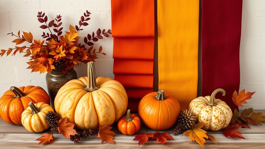 warm autumn color scheme