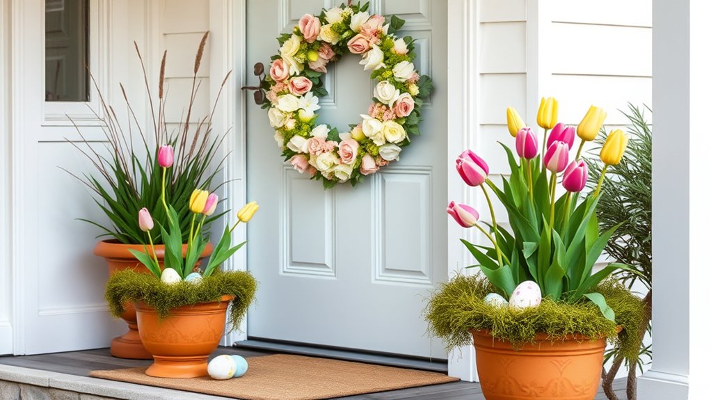 easter front porch decorations