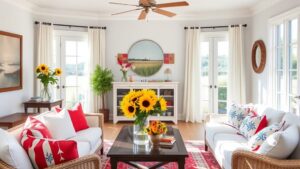 easter to summer decor transition