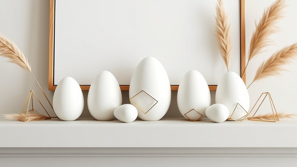 modern minimalist easter decor