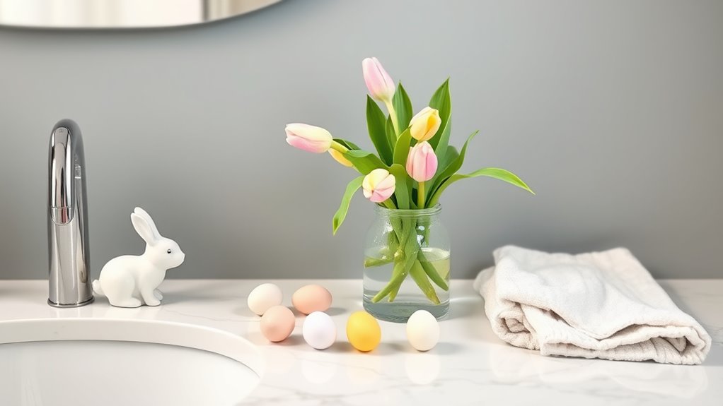 pastel accents for easter