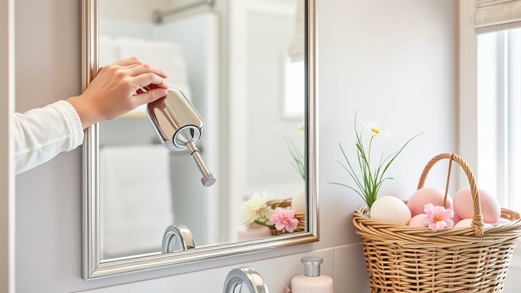 remove easter d cor carefully