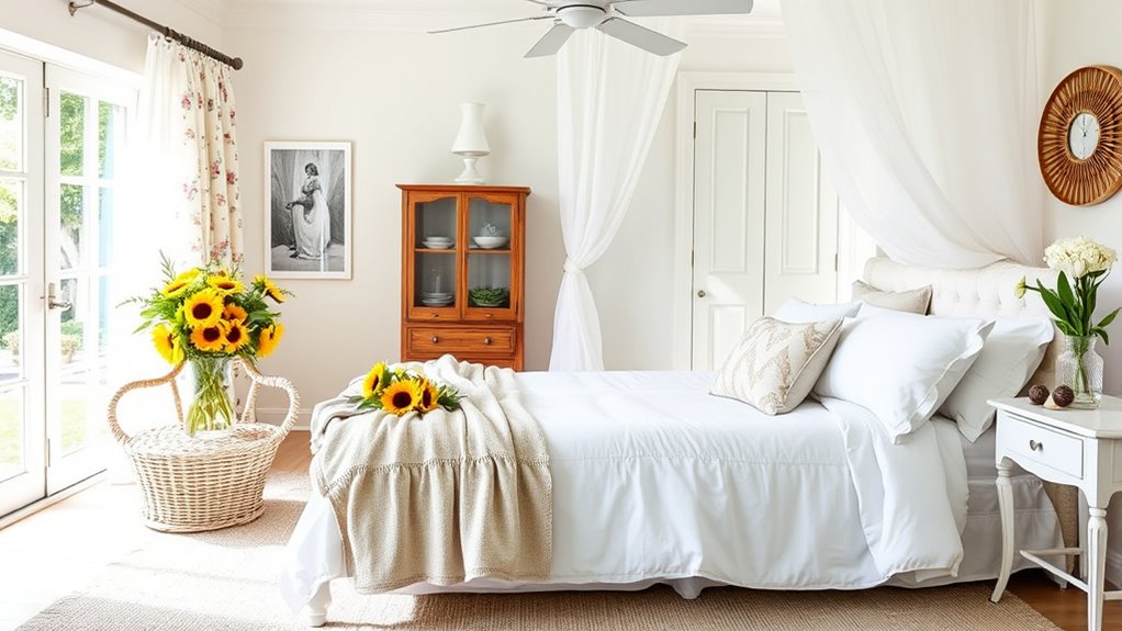 seasonal bedroom decor refresh