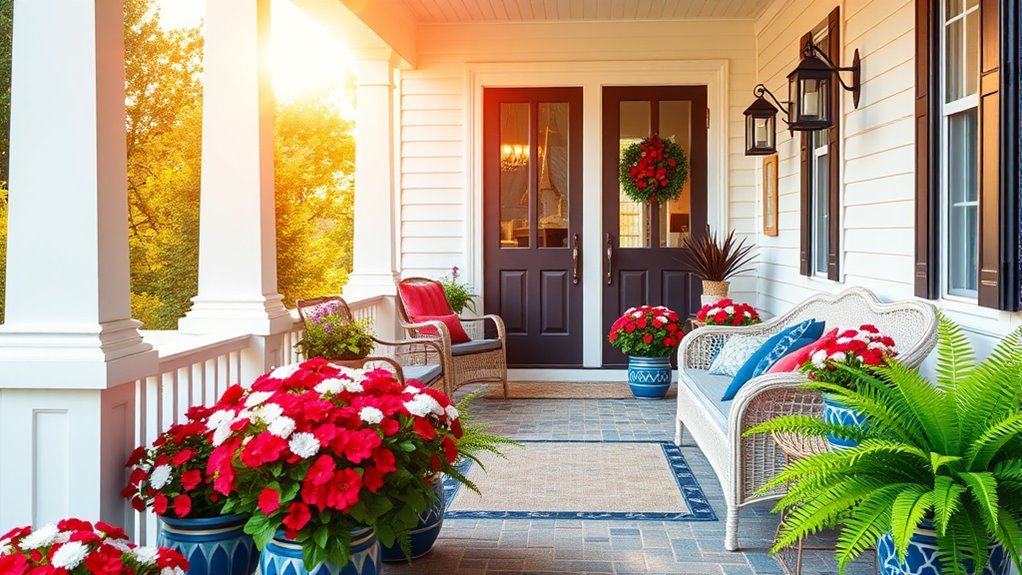 welcoming front porch makeover