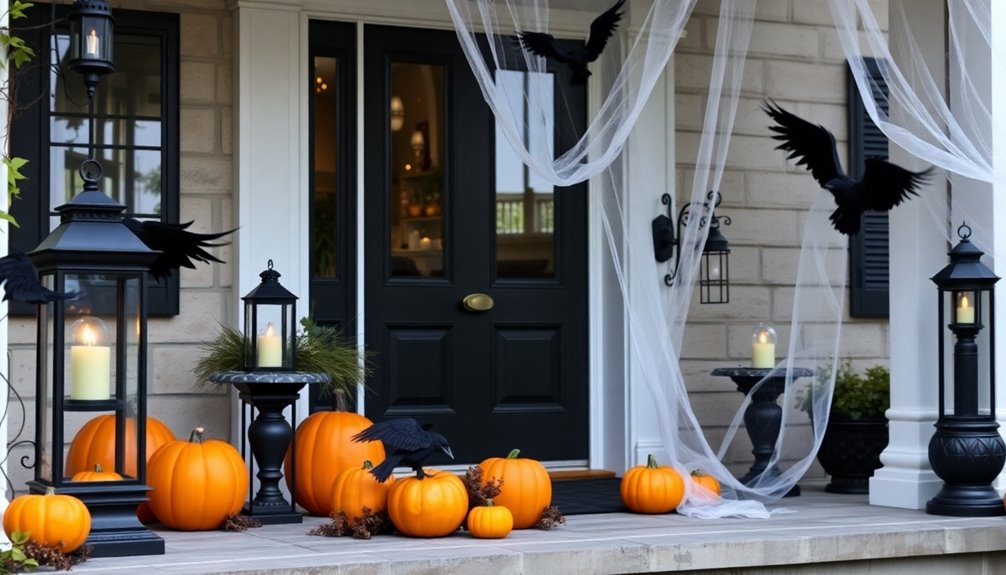 affordable halloween porch makeover