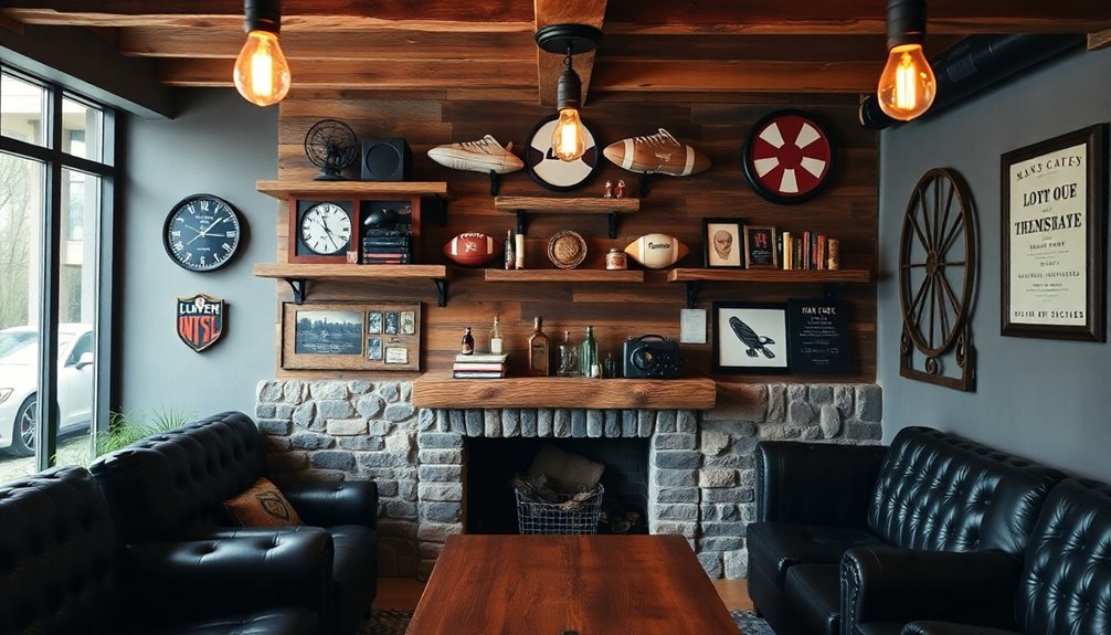 affordable man cave makeover