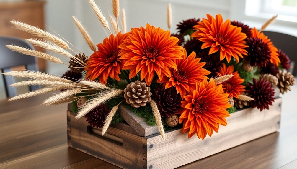 autumn blooms and textures