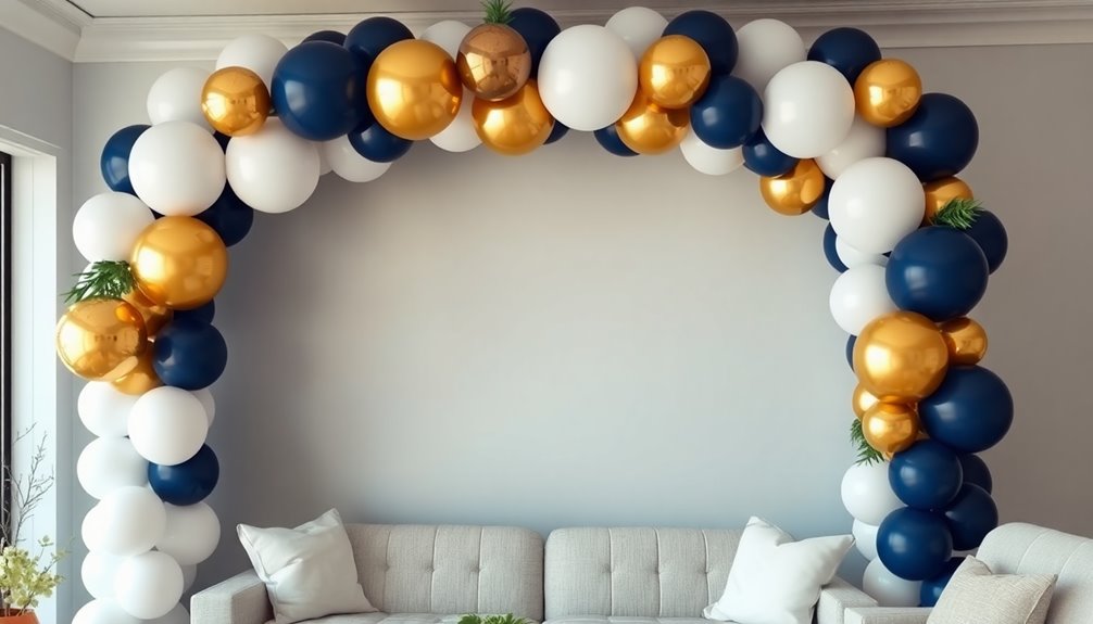balloon wall frame technique