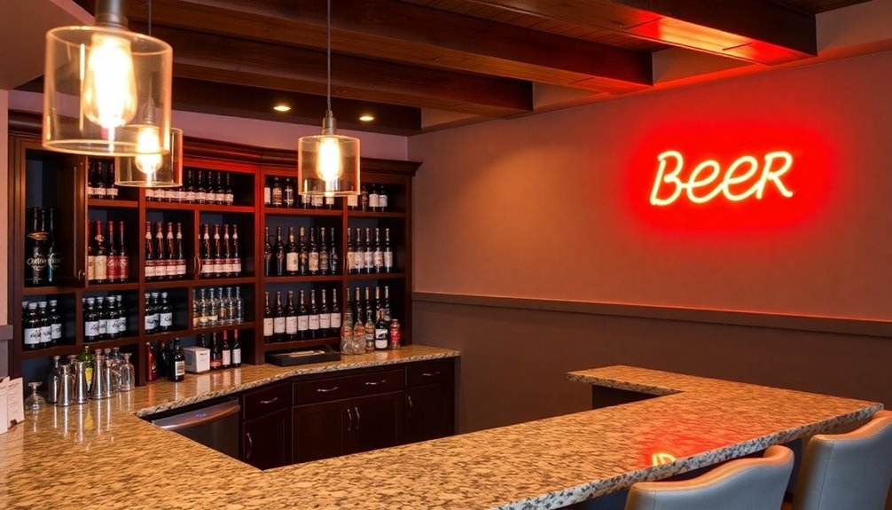 basement bar cost estimates
