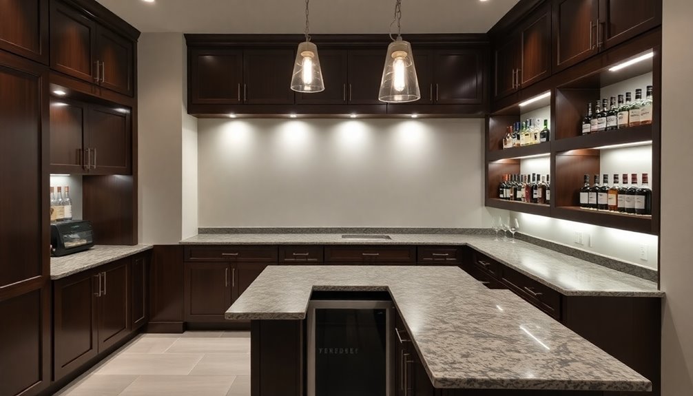basement wet bar design