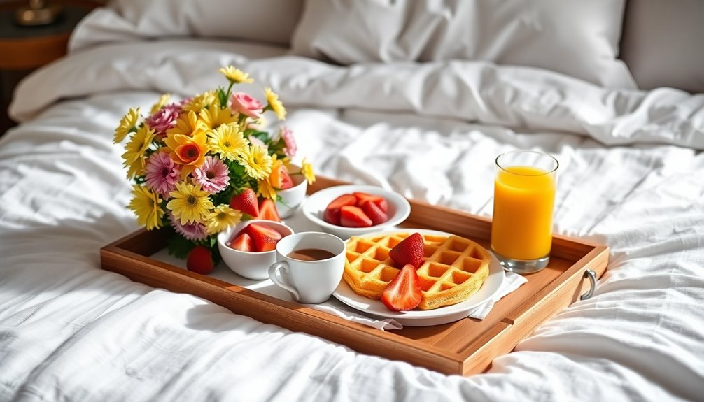 breakfast in bed elegance