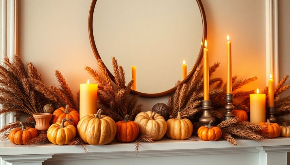 candlelight and gold accents