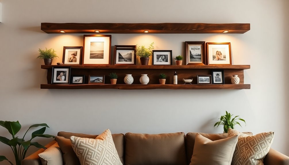 clutter free display techniques