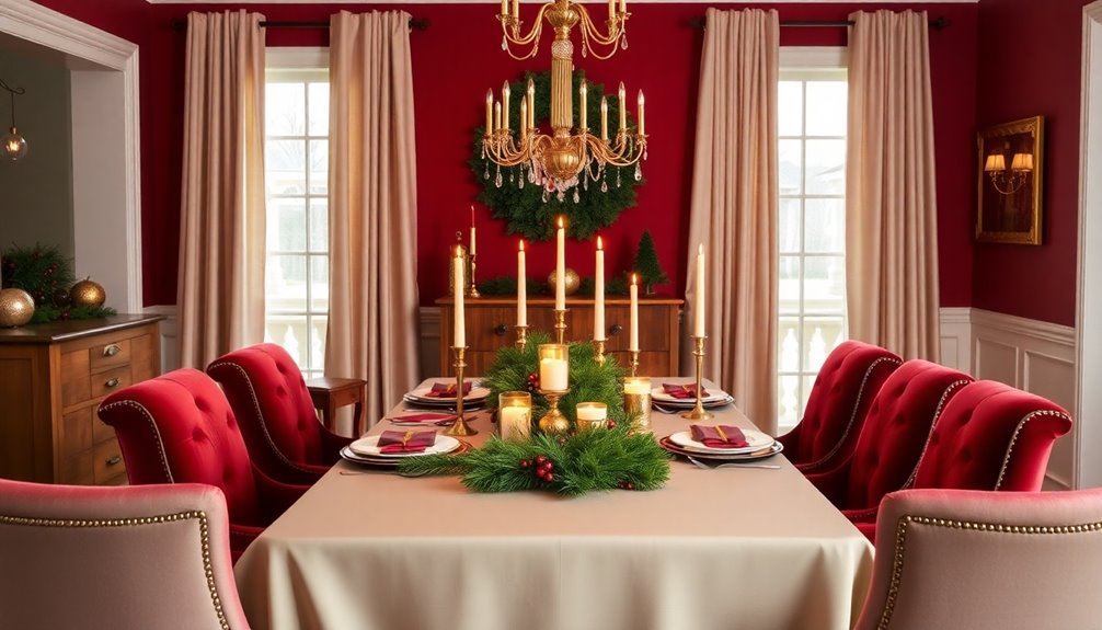 cohesive christmas color schemes