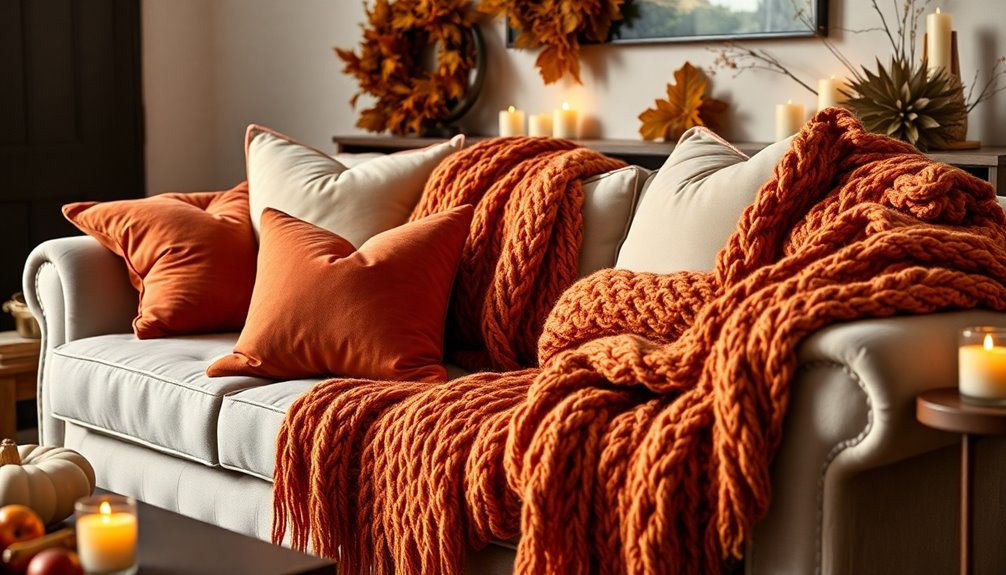 cozy fabrics create warmth