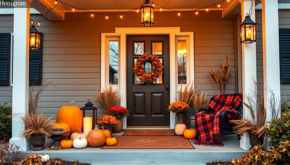 cozy illuminated fall evenings