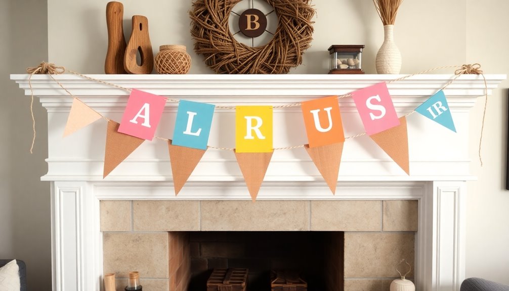 craft a letter banner