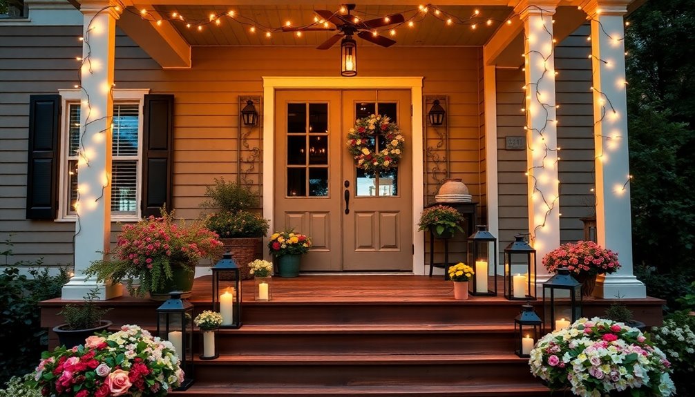 creative outdoor party lighting