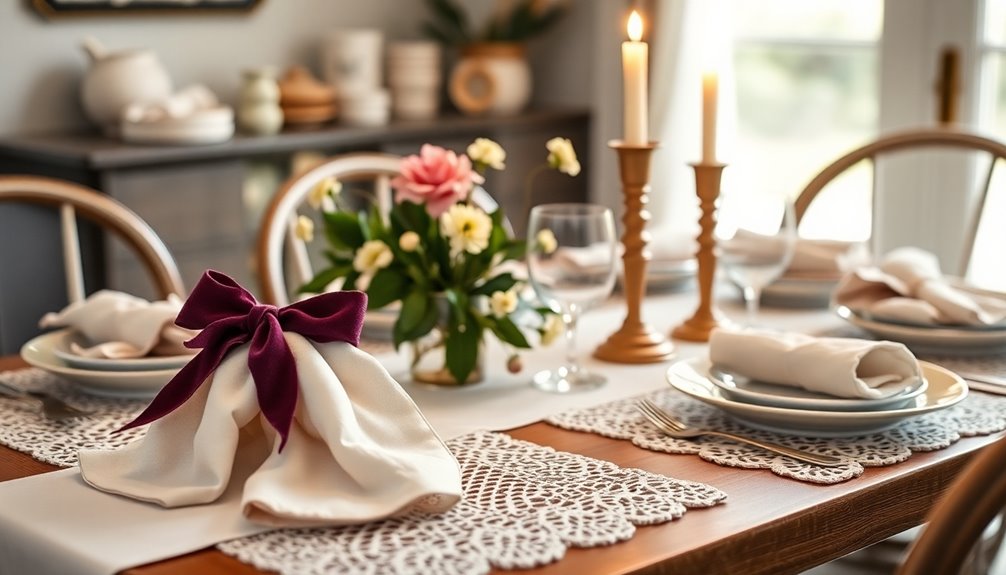 curate intentional table textures