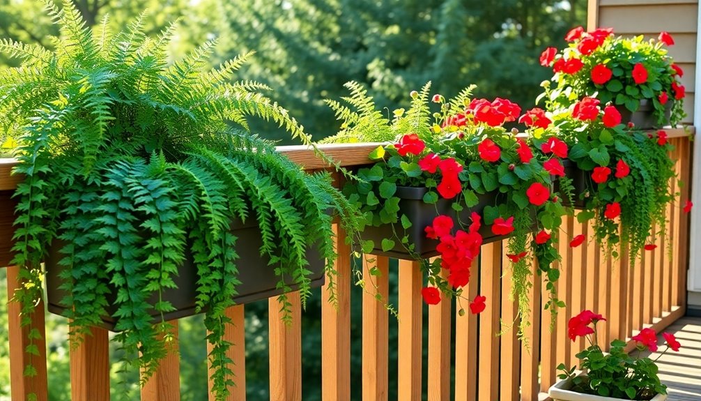 deck railing planter boxes