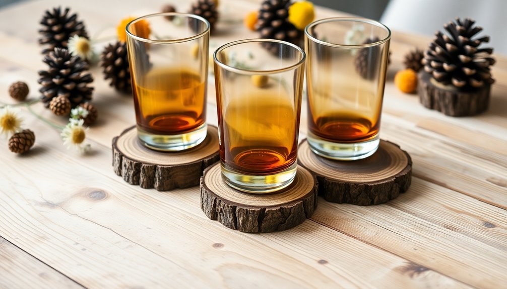diy rustic wood coasters