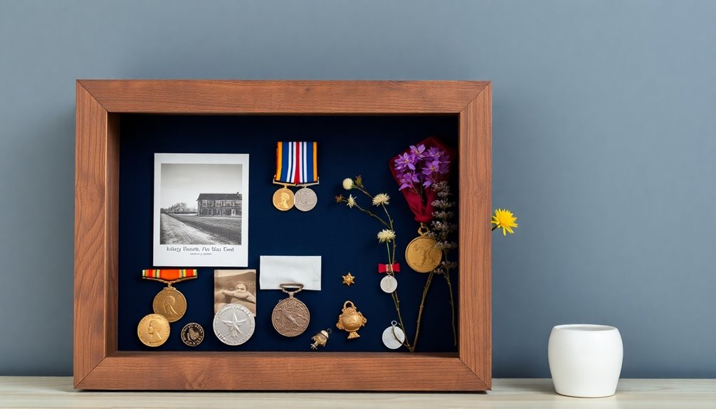 diy shadowbox for dad