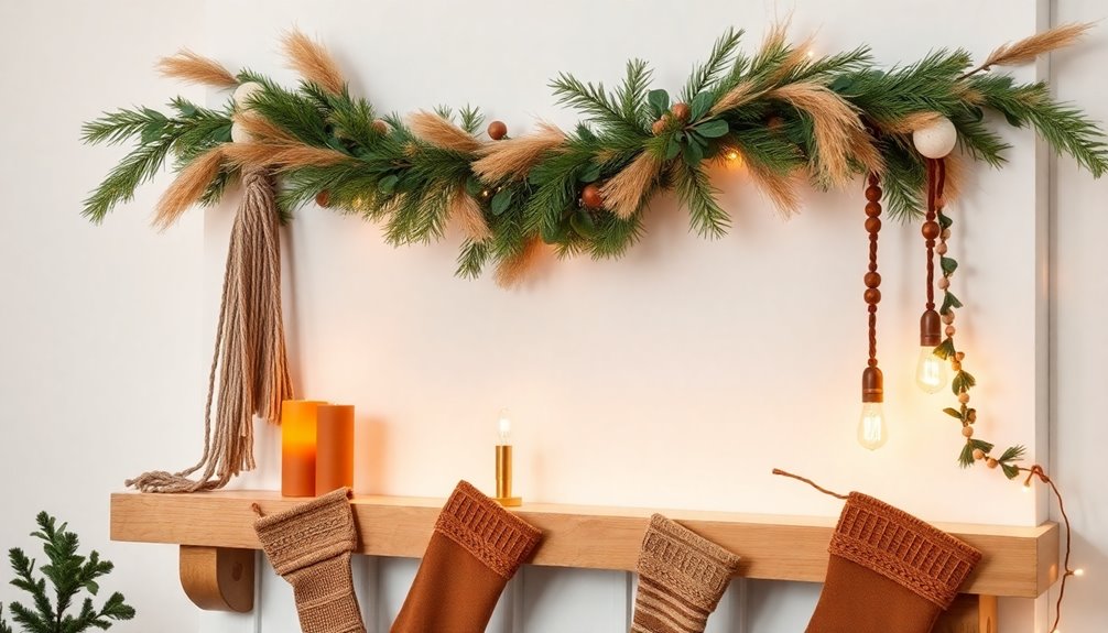 eclectic boho christmas decorations