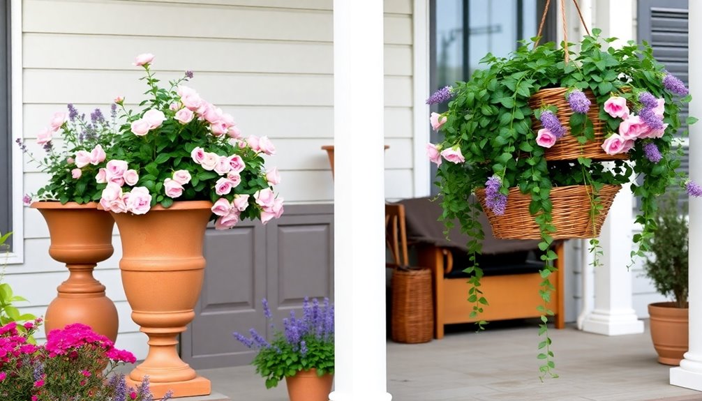 effective front porch planters