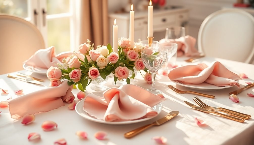 effortless romantic table styling