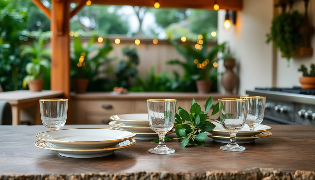 elegant outdoor dining essentials