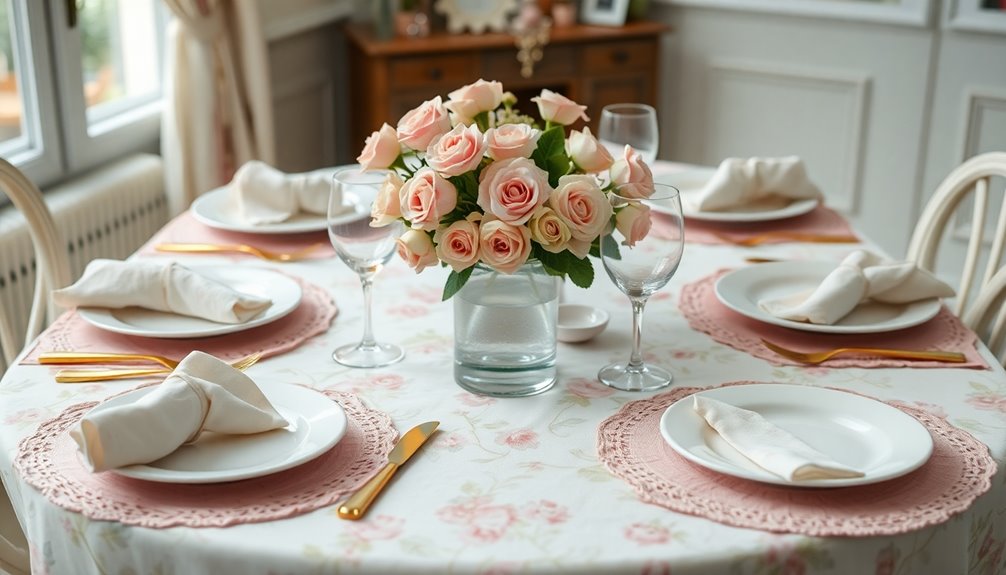 elegant table linens selection