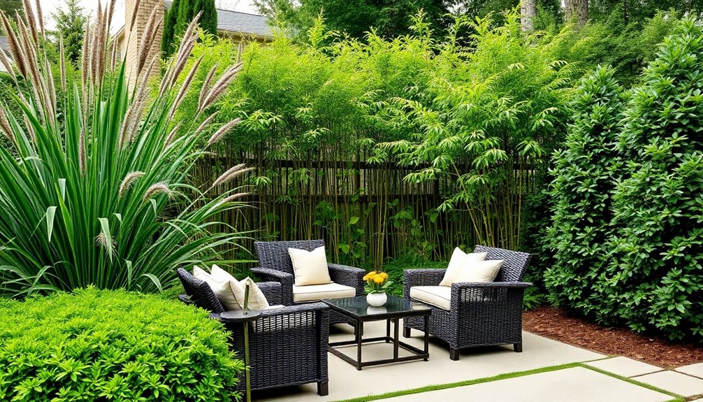 enhance backyard privacy naturally