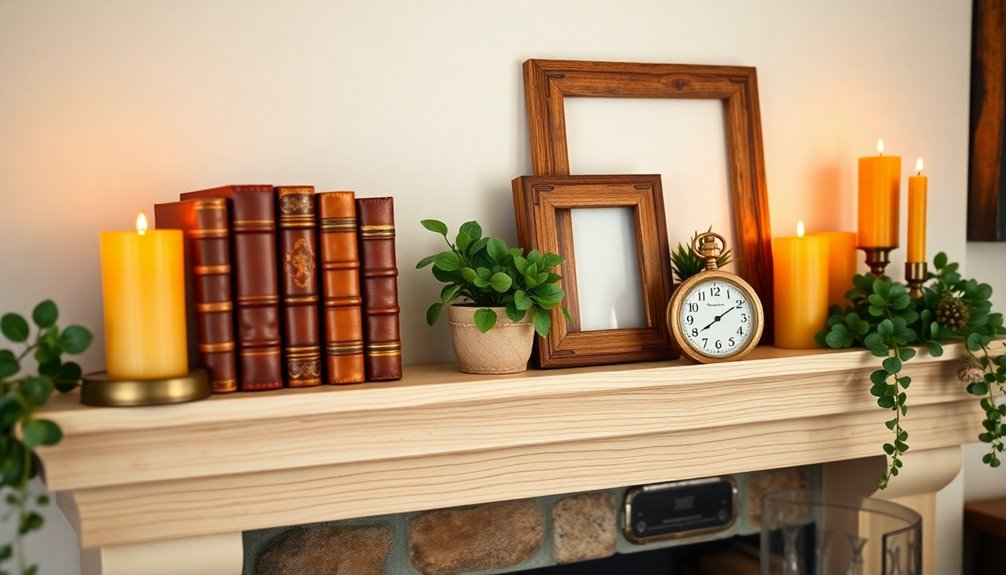 father s day mantel decor ideas