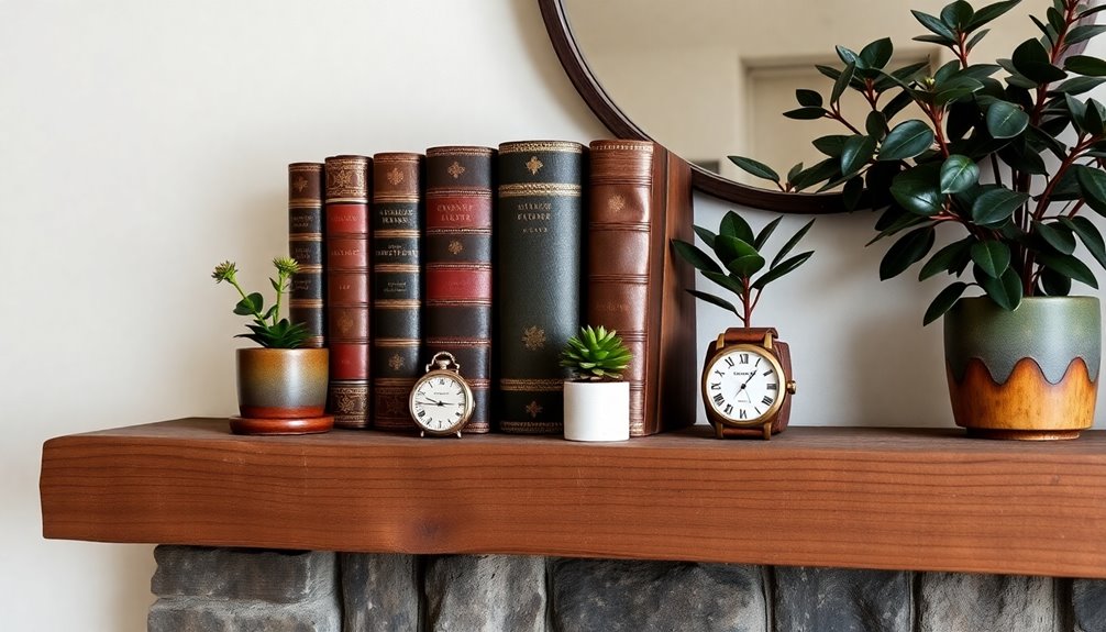 father s day mantel decor options