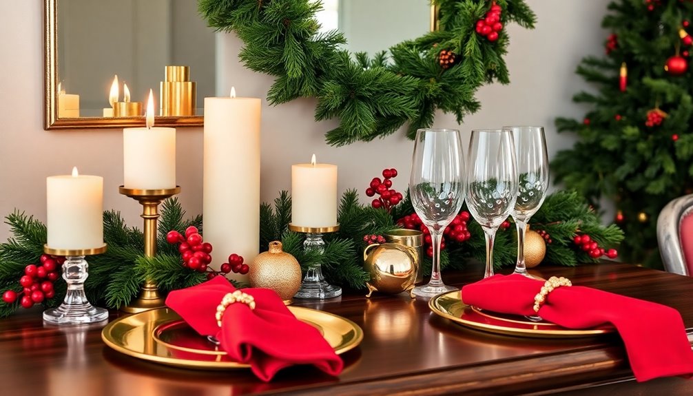 festive sideboard styling ideas