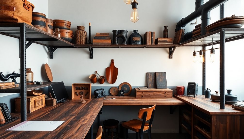 industrial decor for dads