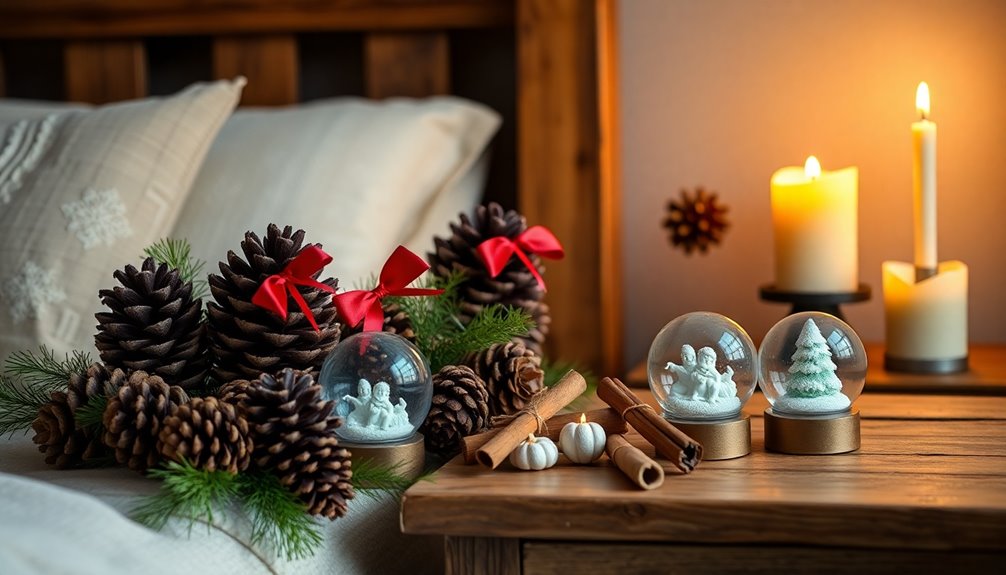 intentional holiday bedroom accents
