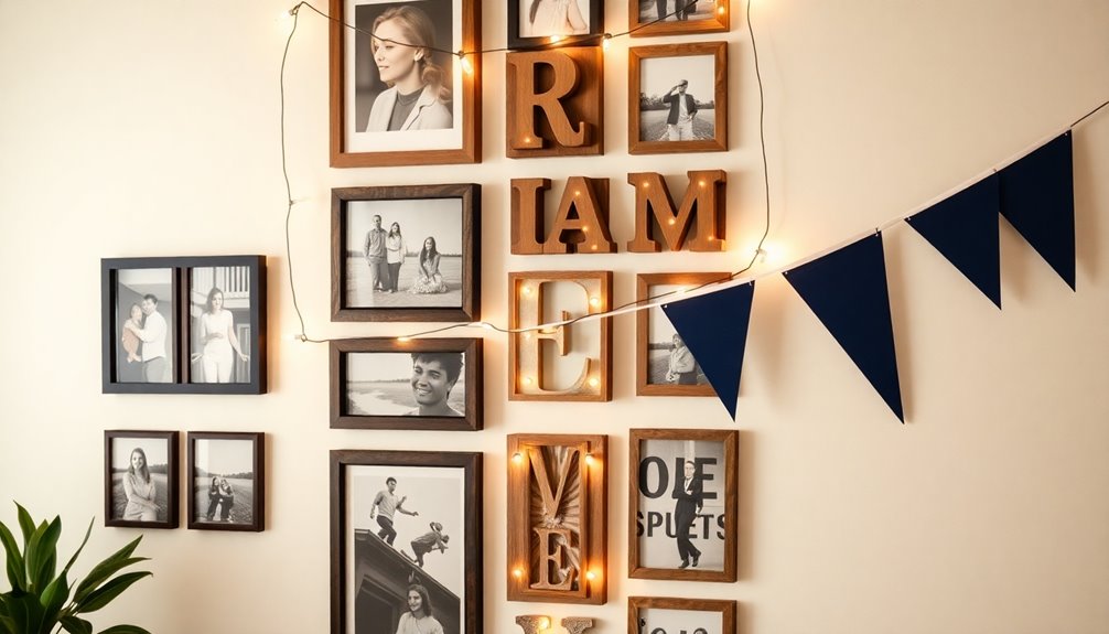 layered father s day decor