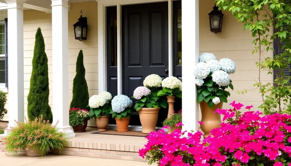 layered plants enhance design