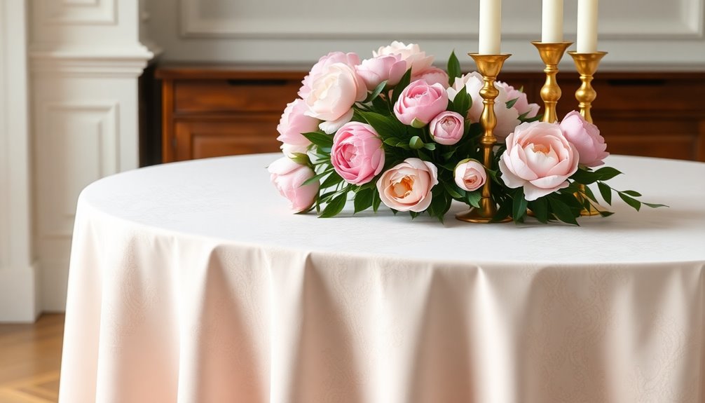 layered table linens elevate elegance