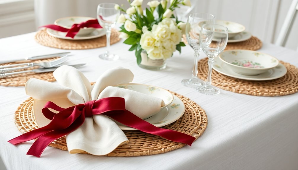 layered textures for tablescape